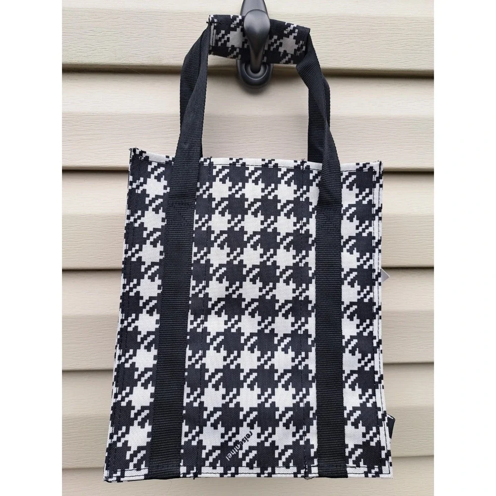 Reisenthel Bottle Shopping Bag Houndstooth Pattern NWT